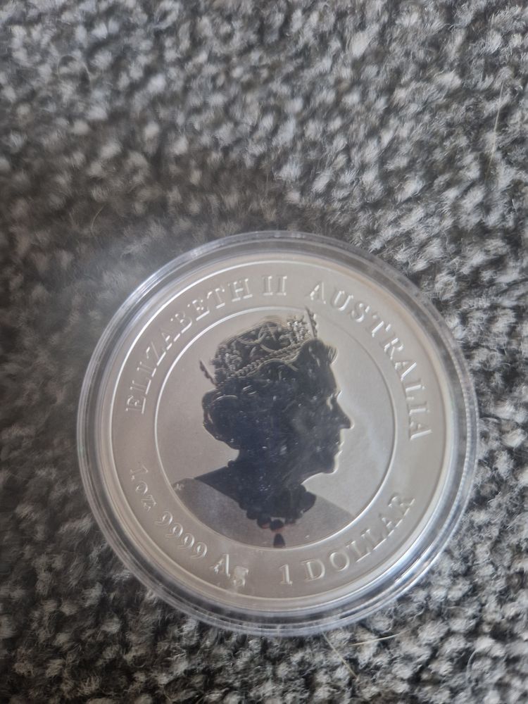 1oz 999 Silver Coin With Rabbit Design imagen 2