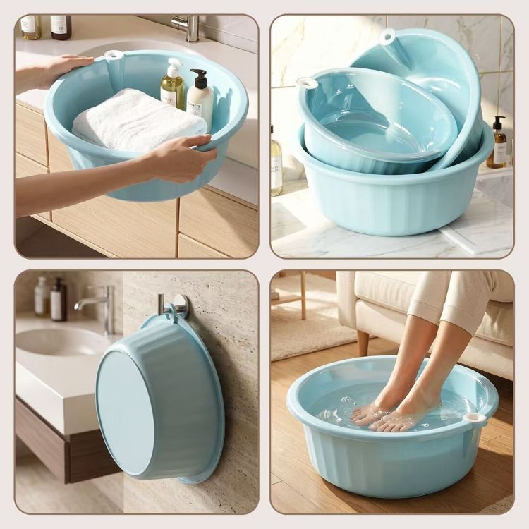 Blue Plastic Basin imagen 2