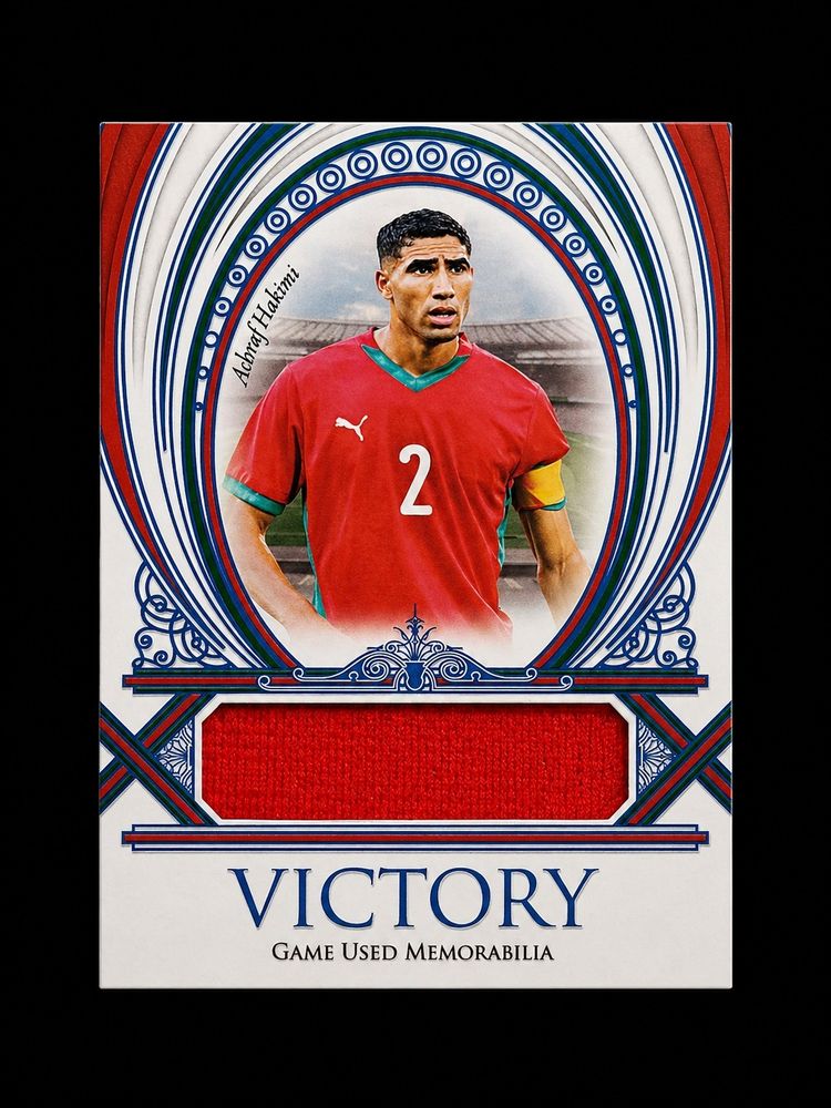 /10 Hakimi Victory Patch Match Worn Used Futera Unique 2025