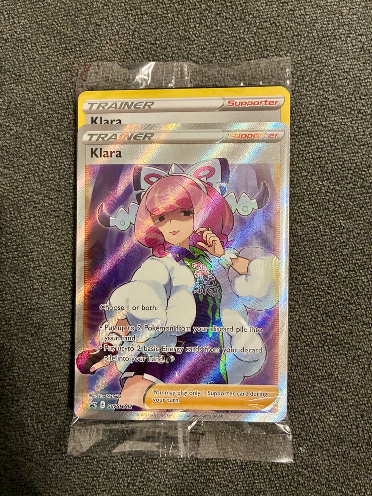 SEALED PROMO Klara Trainer Supporter Pokemon Card