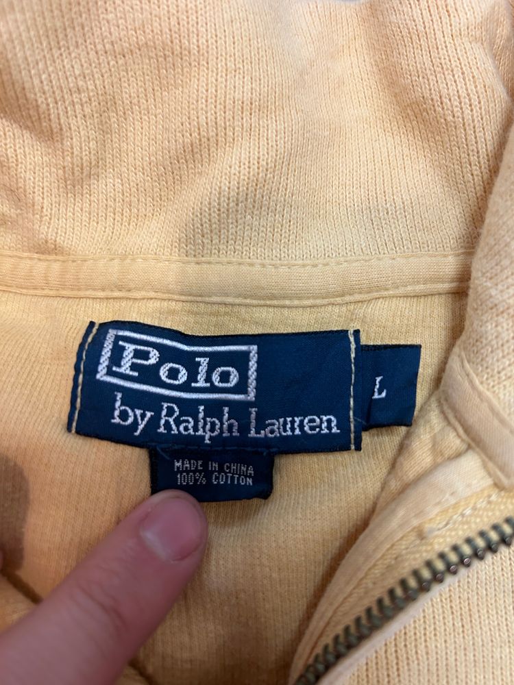 Polo Ralph Lauren Yellow Quarter-Zip Sweatshirt image 2
