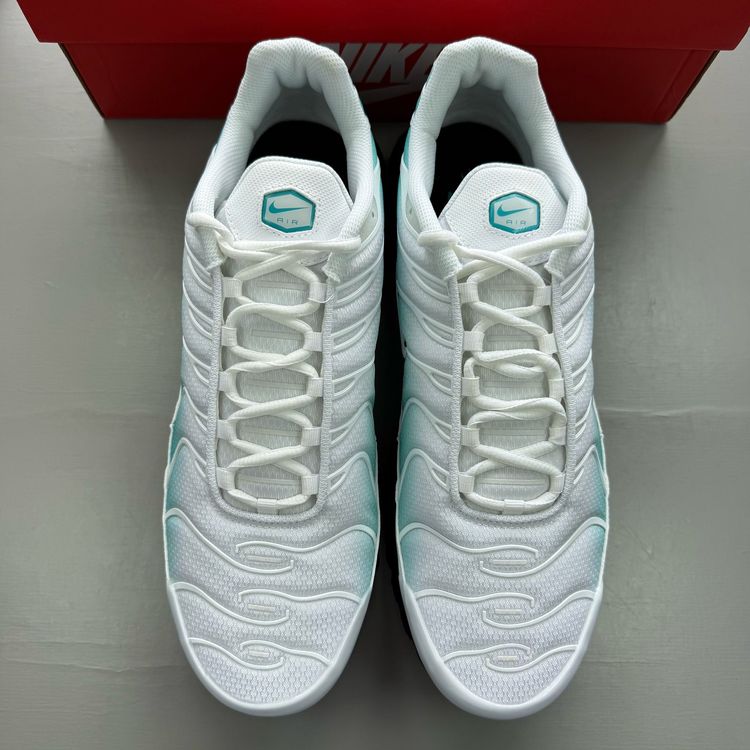 Nike Air Max Plus TN Size UK 11 Dusty Cactus Black White Trainers IU7539-345 2