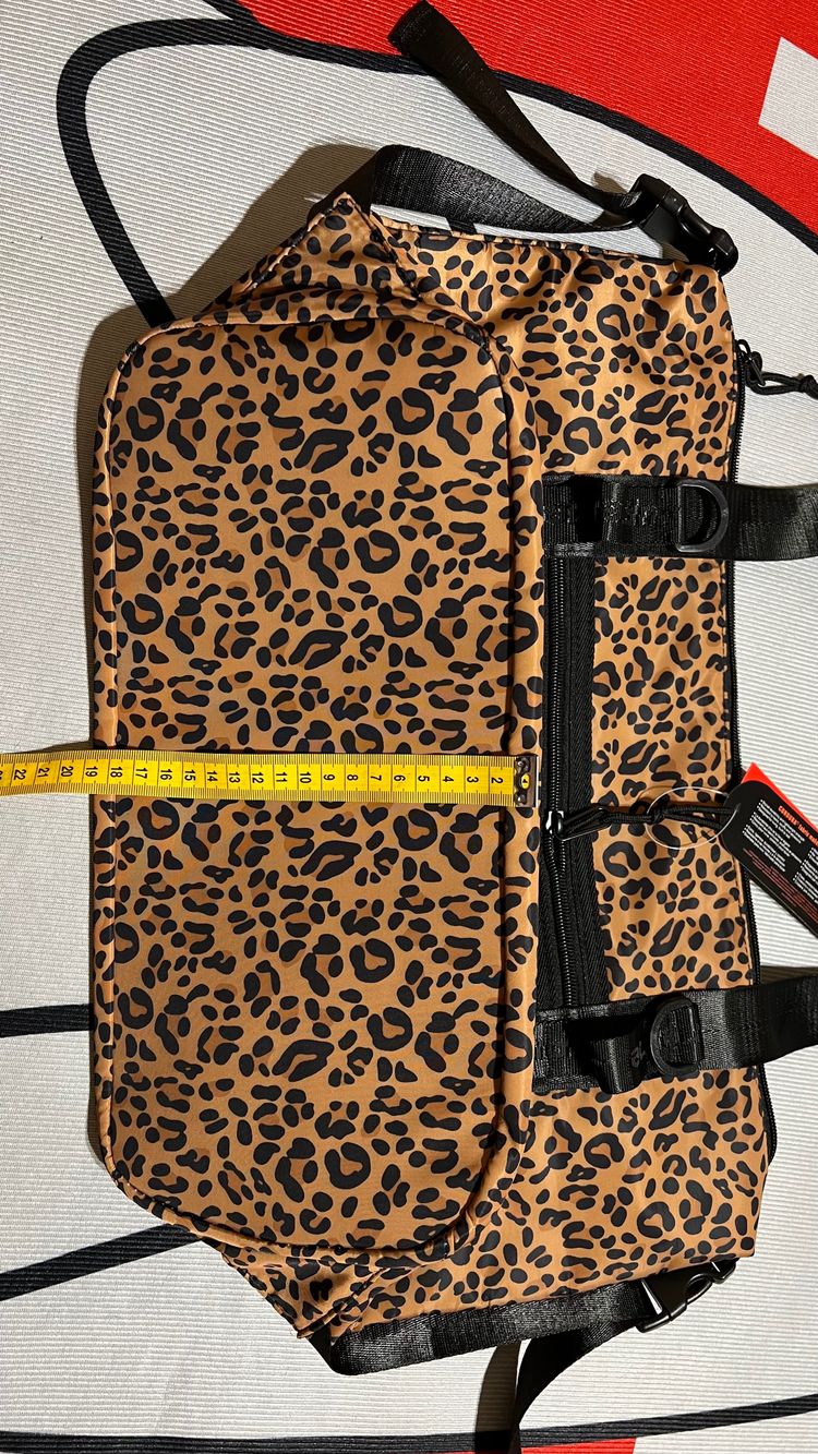 Supreme Leopard Print Duffle Bag 4