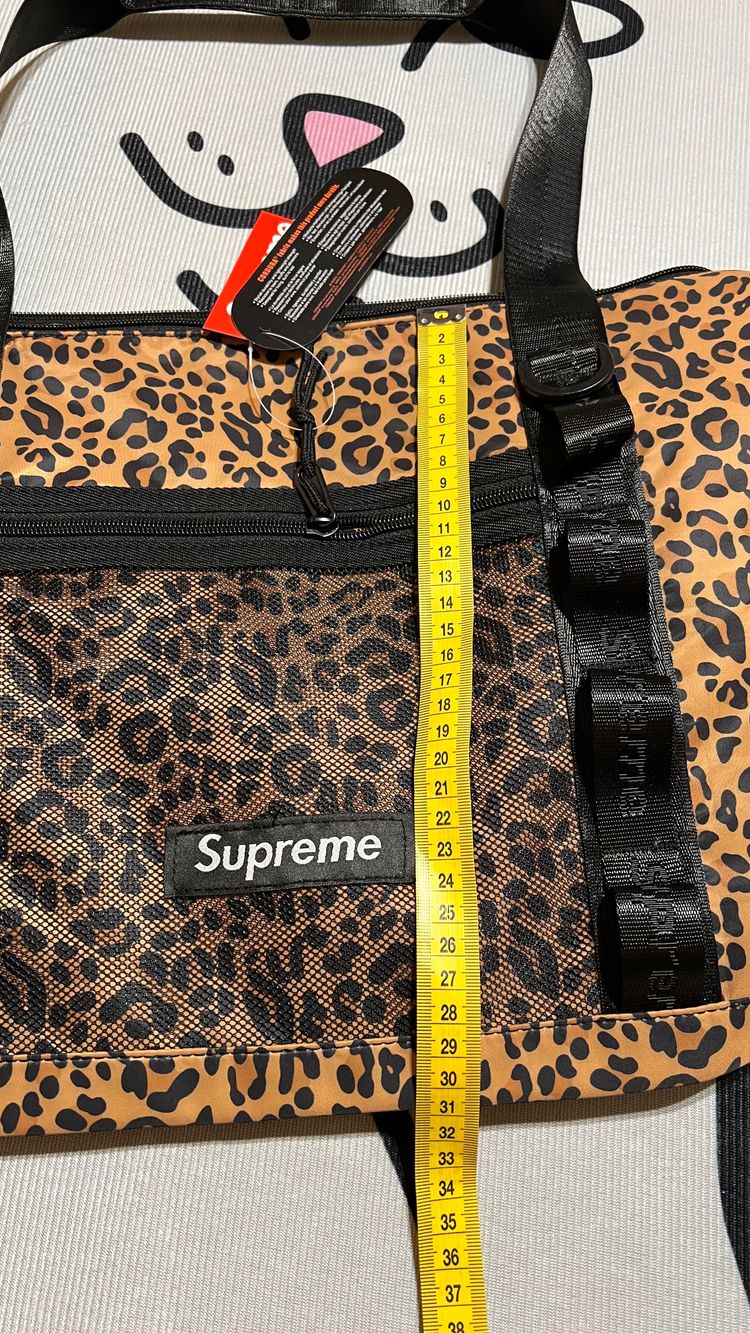 Supreme Leopard Print Duffle Bag 3