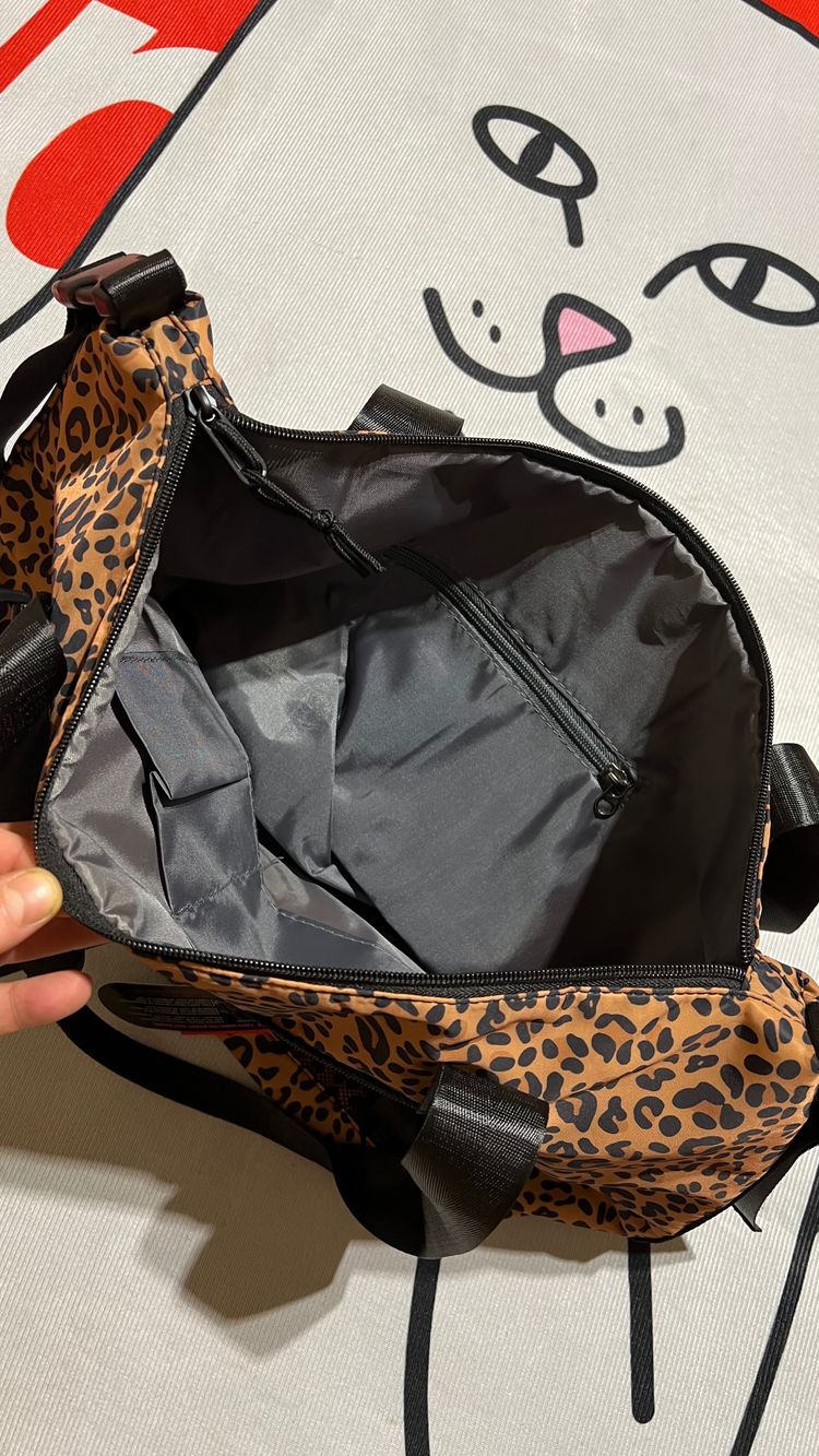 Supreme Leopard Print Duffle Bag 6