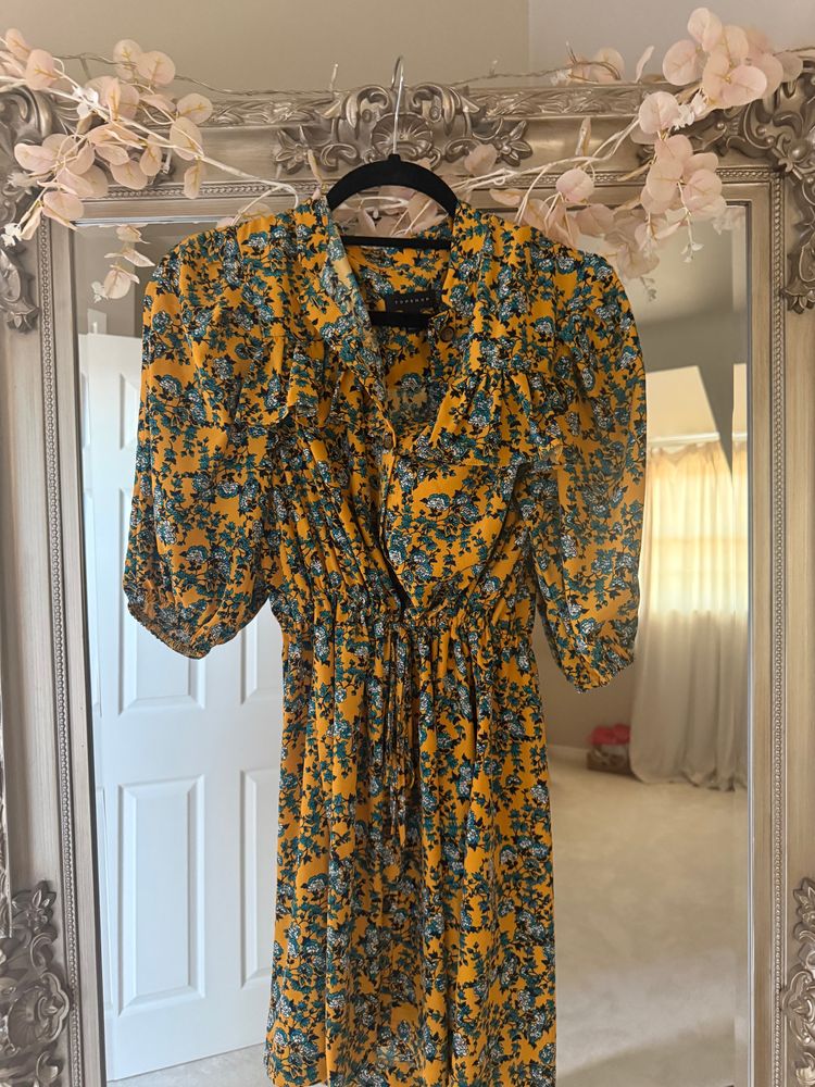 Topshop Floral Dress