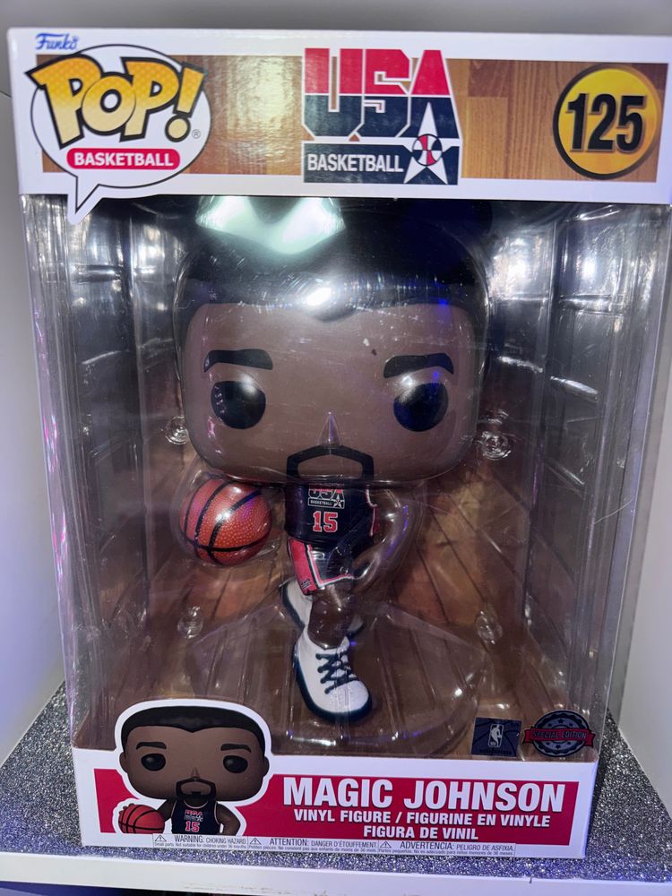 Funko Pop! Basketball Magic Johnson Vinyl Figure image 1