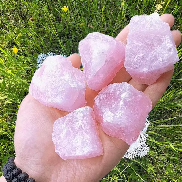 Pink Raw Crystals image 1