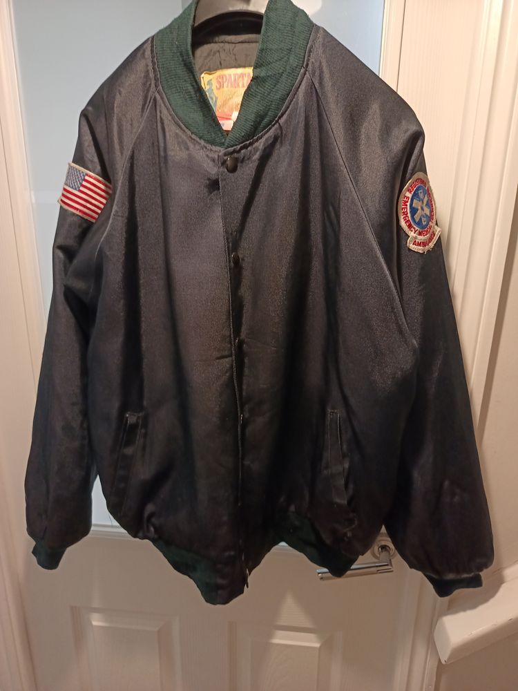Other Black Bomber Jacket With Patches product image