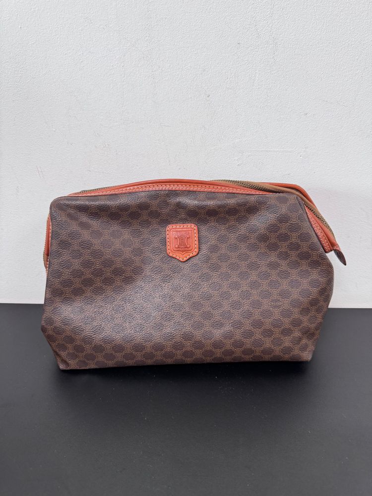 Celine large vintage make up pouch imagen 3