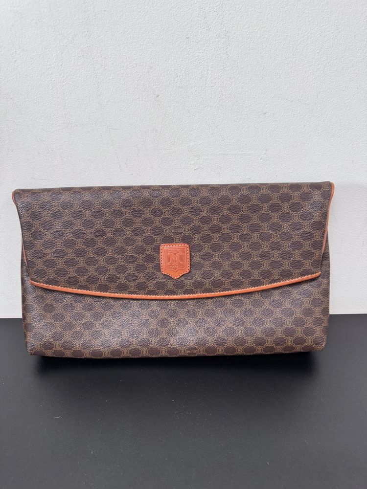 Celine large vintage make up pouch imagen 4