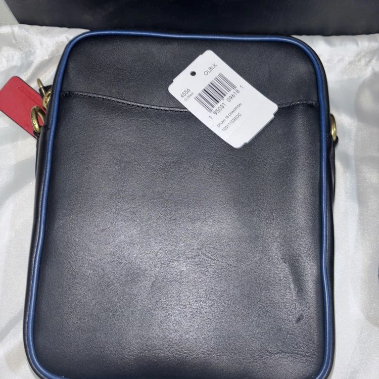 Coach x Champion Crossbody Bag £459 Blue Cross Body Leather Bag BNWT imagen 10