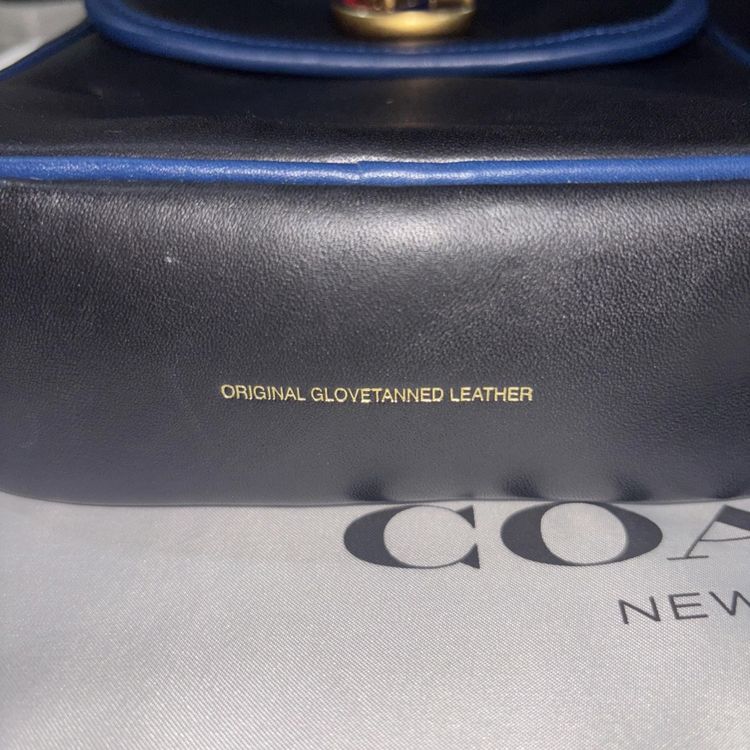 Coach x Champion Crossbody Bag £459 Blue Cross Body Leather Bag BNWT imagen 8