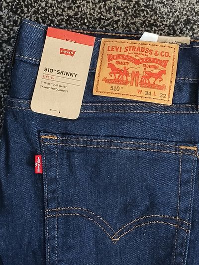 Levi'S 510 Skinny Jeans Dark Wash W34 L32