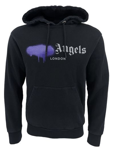 Palm Angels Spray London Hoodie - Black (379445455)