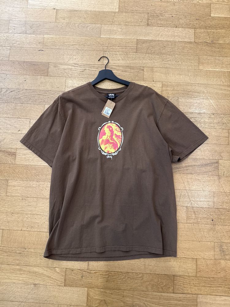 Stussy Brown Graphic T-Shirt