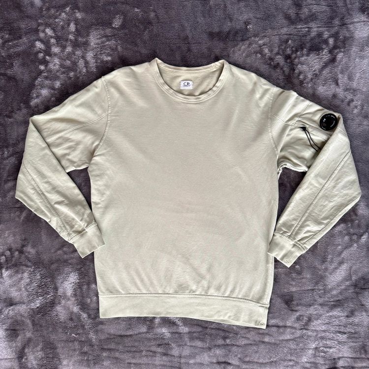 Authentic C.P. Company Light Fleece Crewneck Lens Sweatshirt image 1