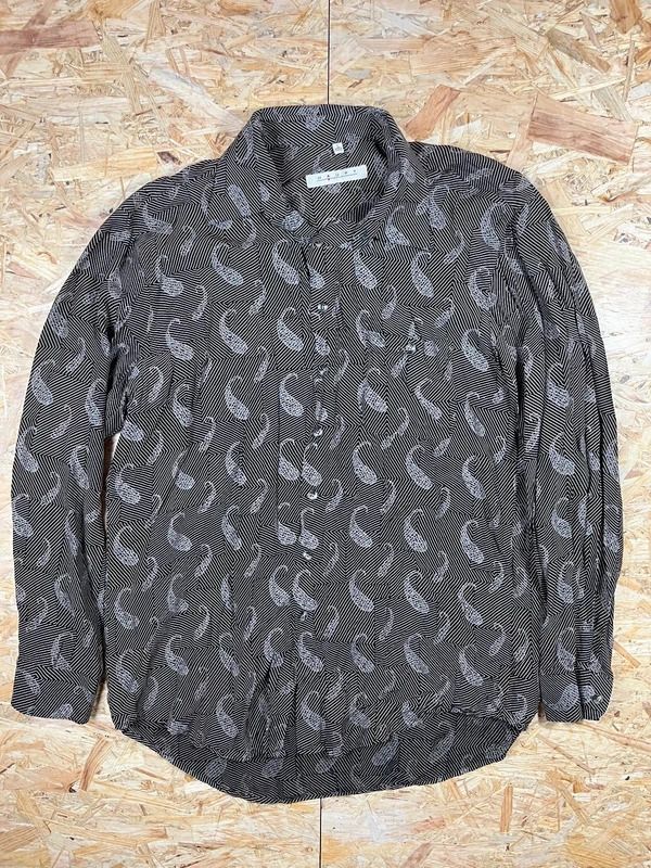 Paisley Patterned Long Sleeve Shirt