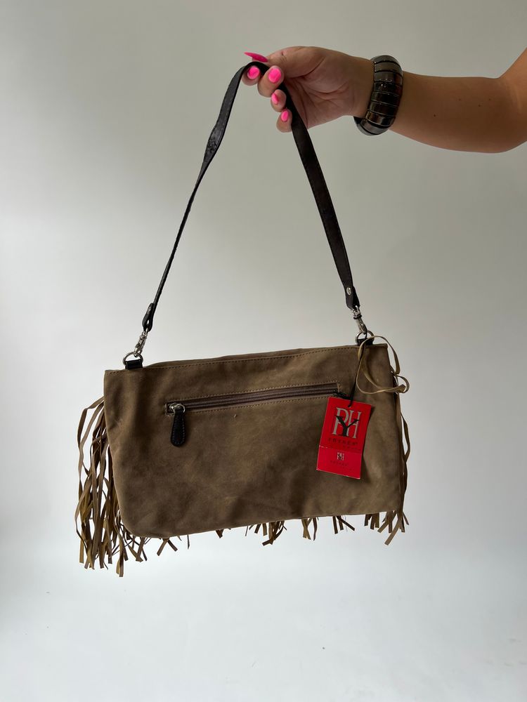 SATC drop | medium brown bag with tassels 4