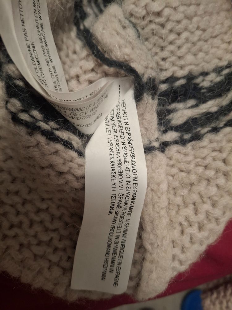 Zara Knitted Zip-Up Hoodie Sweater 4