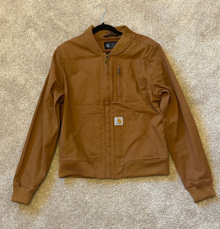 Carhartt Tan Brown Bomber Jacket