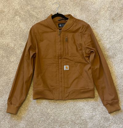 Carhartt Tan Brown Bomber Jacket