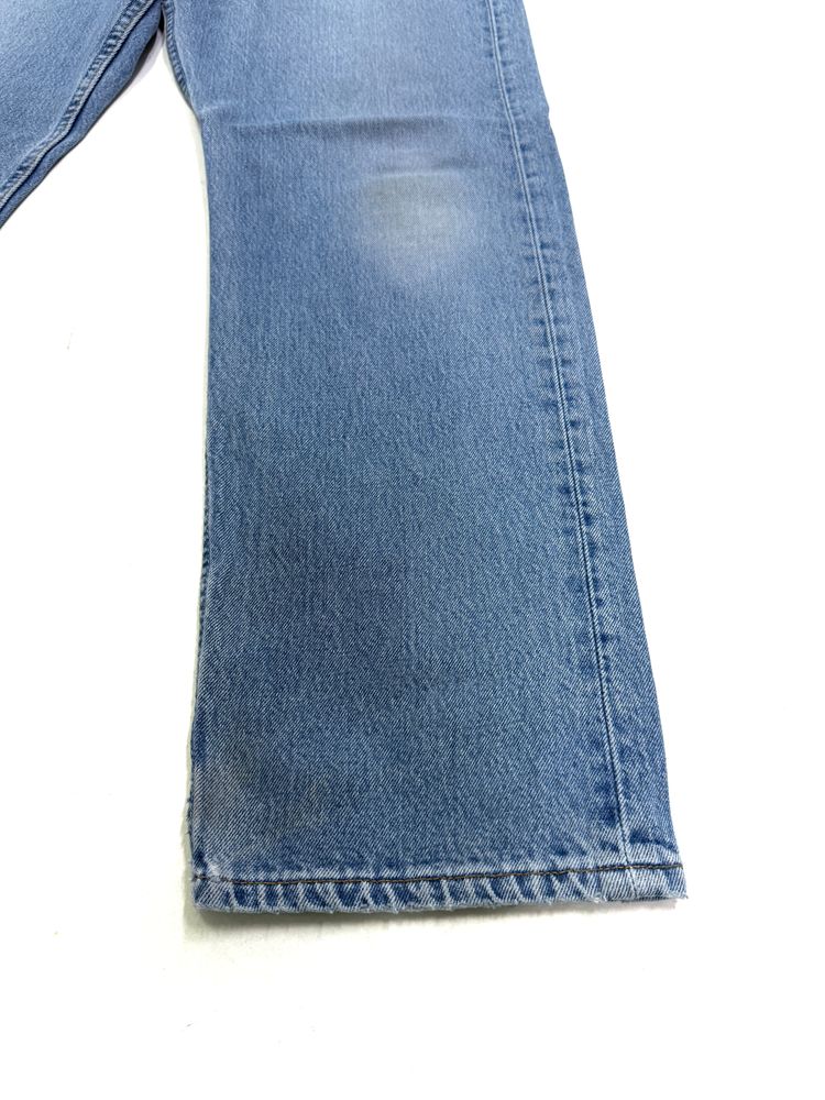 Levi's 501 Made In USA W36 L30 vintage anni 90' levis denim jeans obraz 13