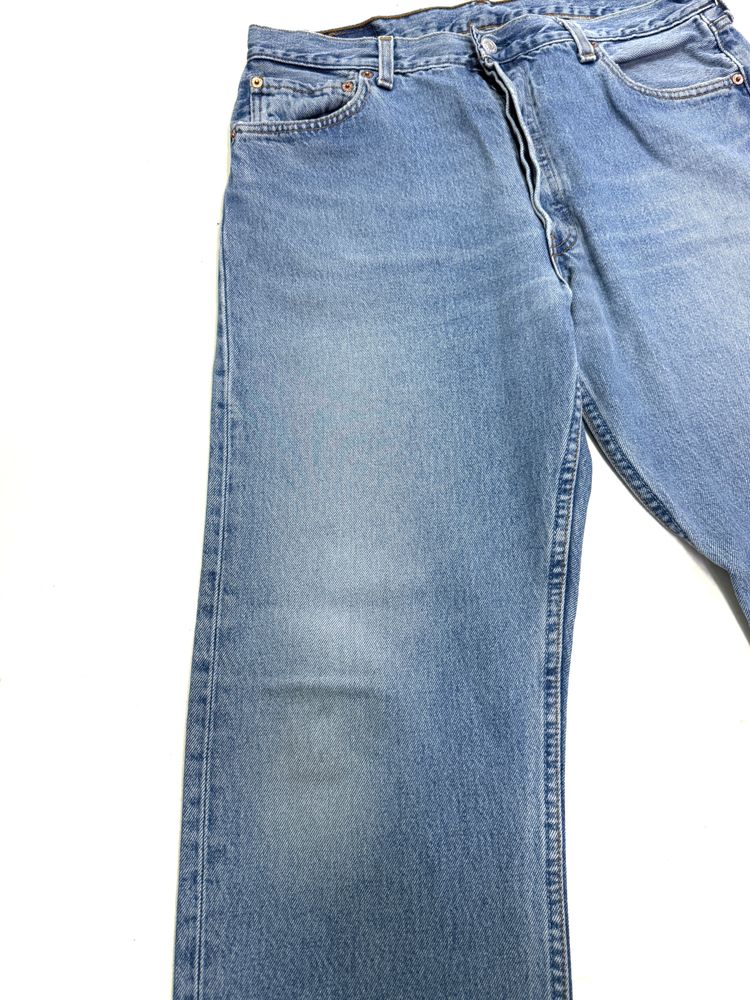 Levi's 501 Made In USA W36 L30 vintage anni 90' levis denim jeans obraz 9