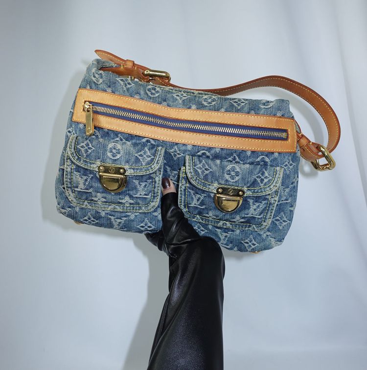 Louis Vuitton Denim Baggy Monogram image 1