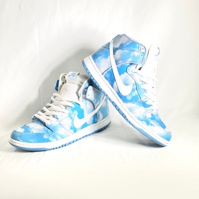 Nike SB Dunk High Clouds UK 10 Worn Once Boxed 🔥 Rare 2