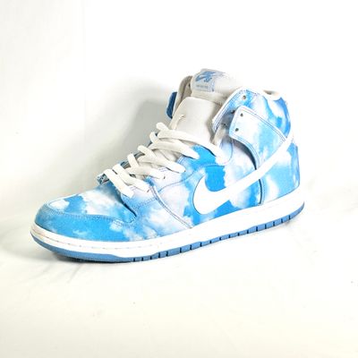 Nike SB Dunk High Clouds UK 10 Worn Once Boxed 🔥 Rare 1