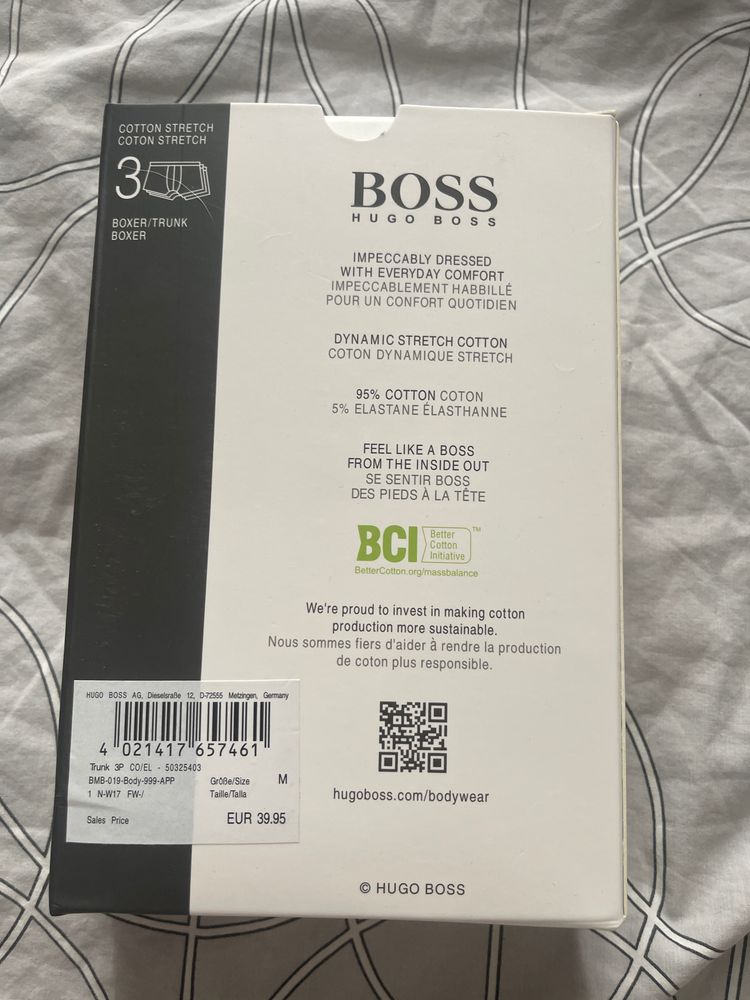 Hugo Boss Men'S Boxer Trunks size M  3 Pack image 2