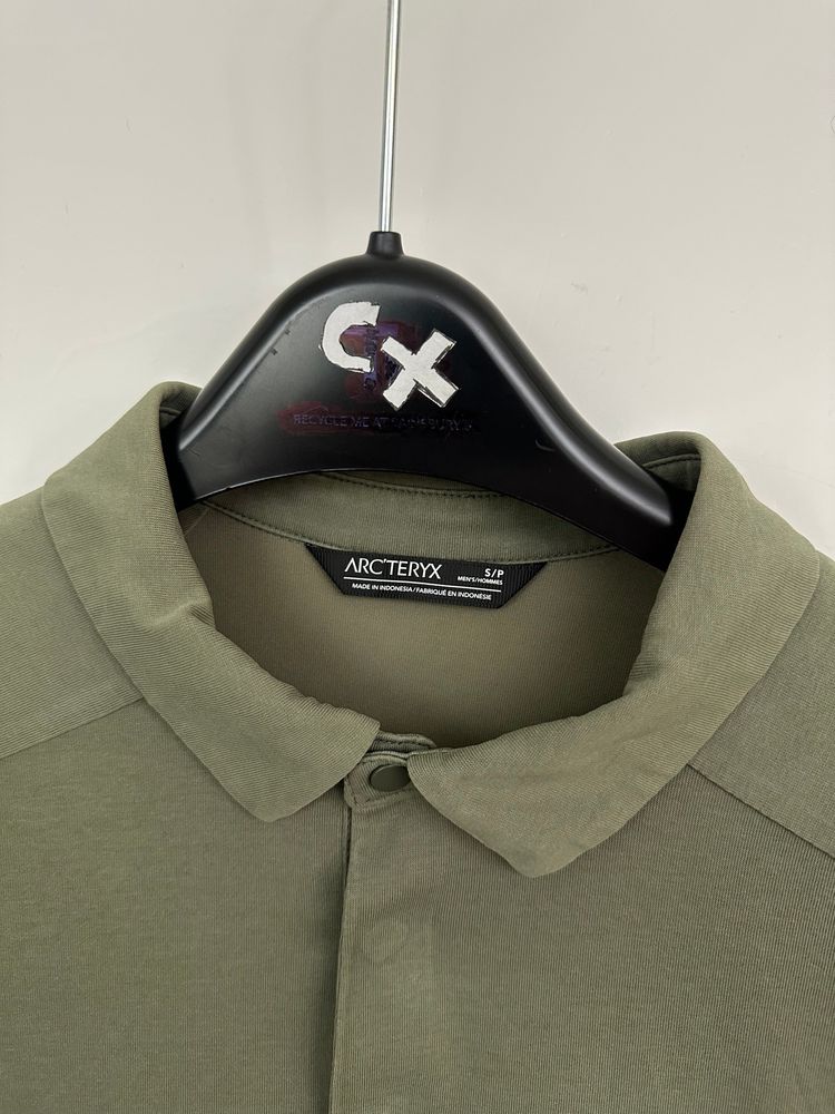 Arc’teryx Eris Polo T-Shirt Forage Green Men’s S Small 2
