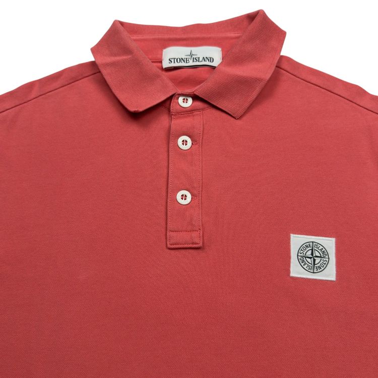 S/S 17 Stone Island Polo Shirt - Pink image 4