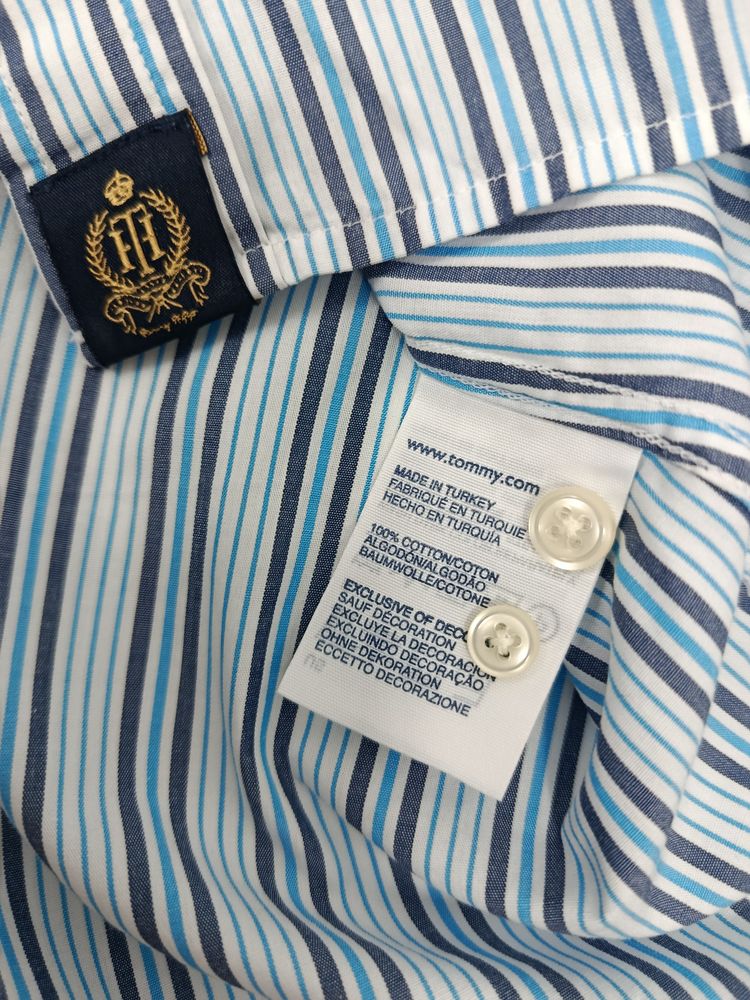 Tommy Hilfiger Striped Button-Up Shirt 7