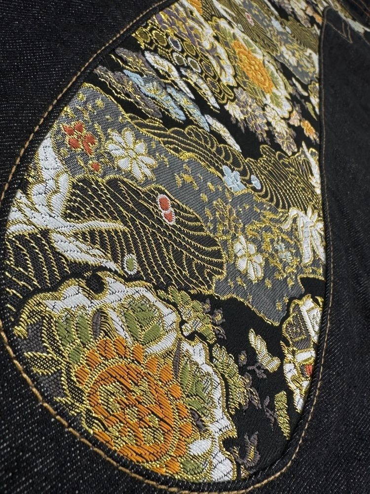 Evisu Lot 2000 Floral Seagull Selvage Denim – 38W/34L image 2