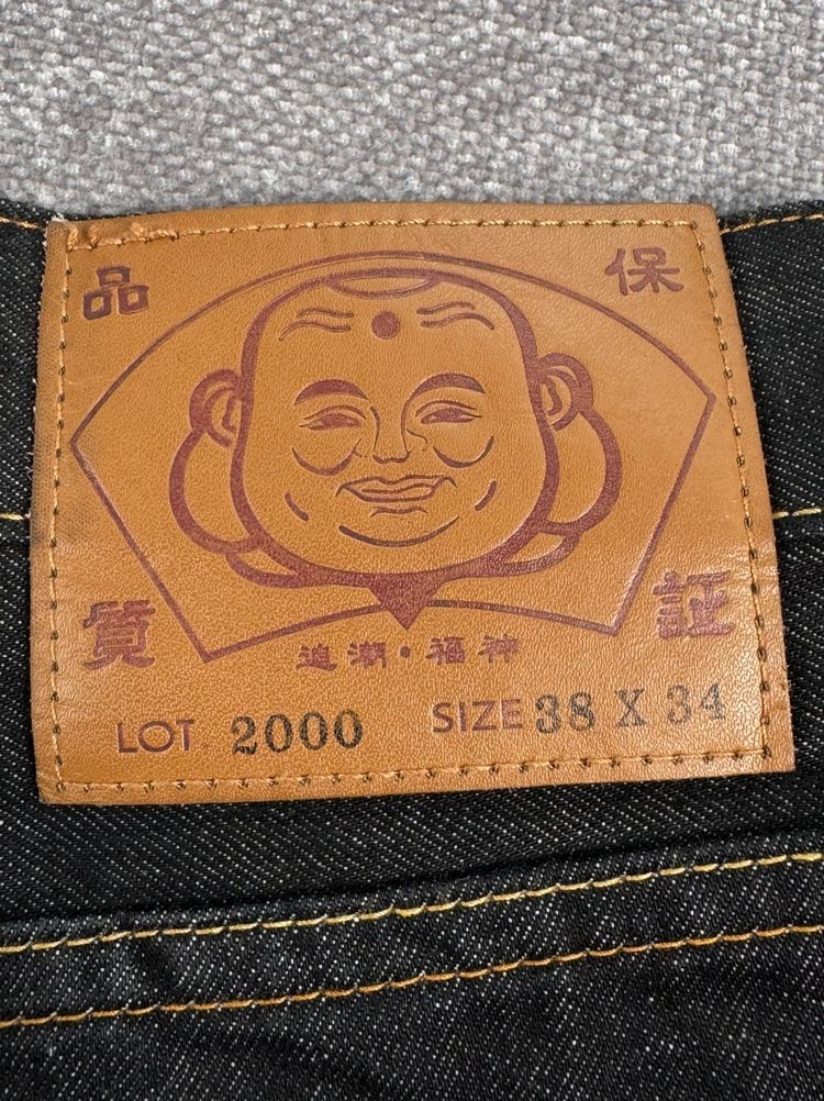 Evisu Lot 2000 Floral Seagull Selvage Denim – 38W/34L image 3