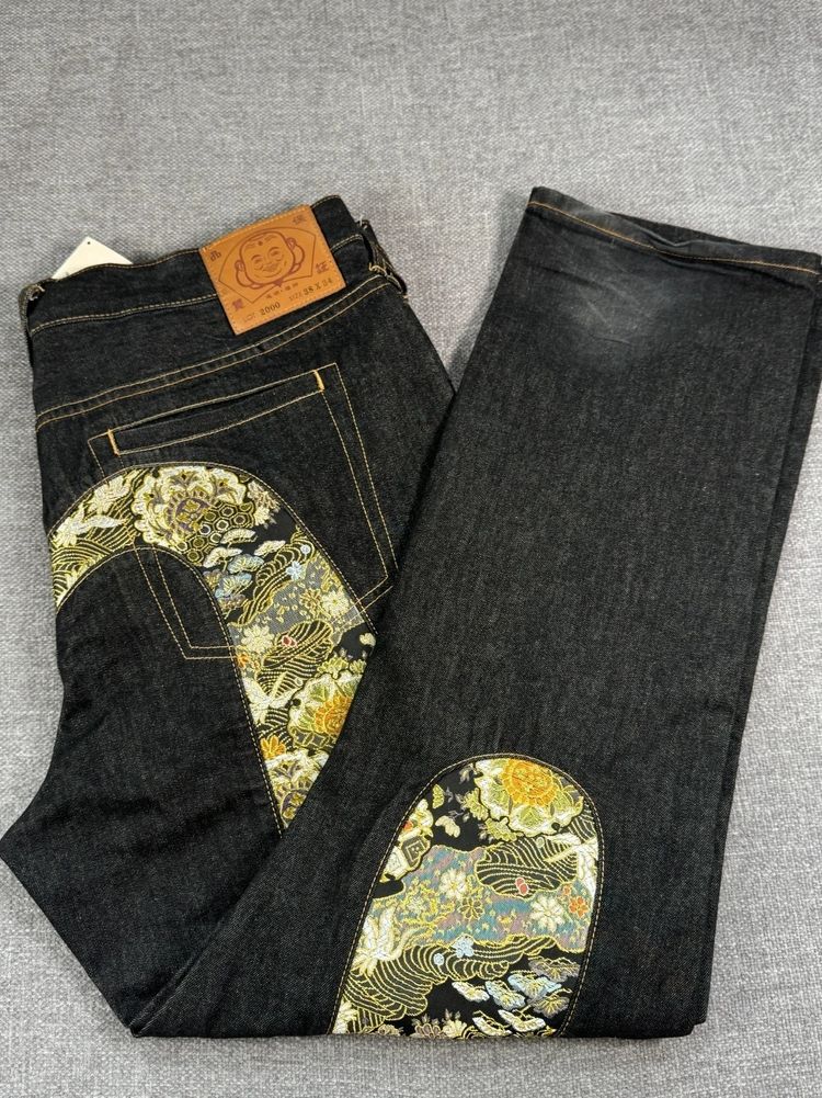 Evisu Evisu Lot 2000 Floral Seagull Selvage Denim – 38W/34L product image