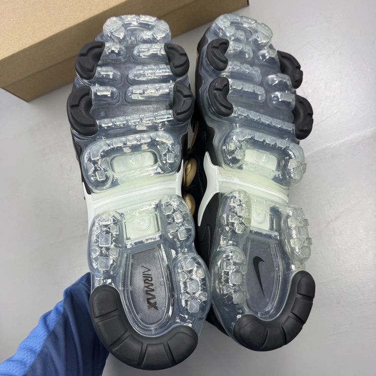 Nike Air VaporMax Plus Size UK 9.5 Beige Black Rattan Men's Trainers DX3720-200 imagen 5