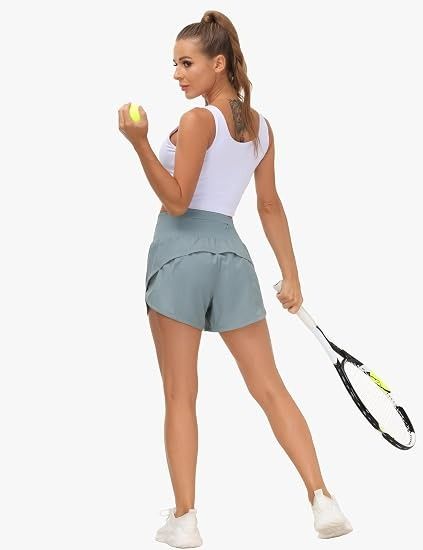 Grey Athletic Shorts image 3