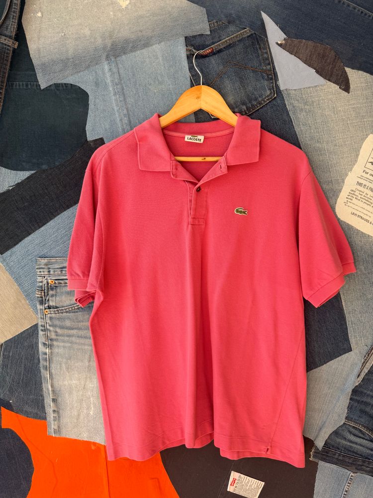 Lacoste Pink Polo Shirt