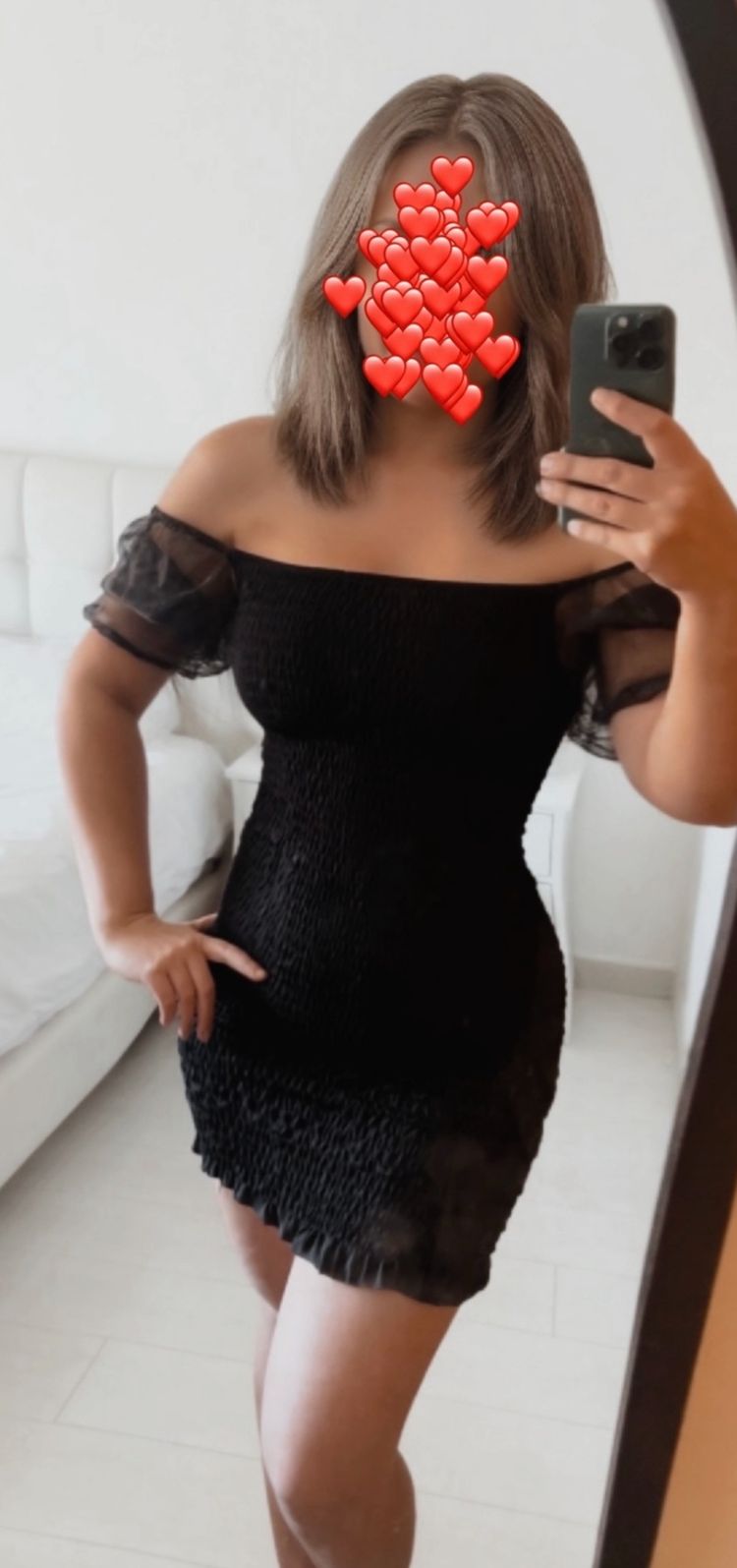Size 10 brand new with tags Urban Bliss Black Off-Shoulder Dress
