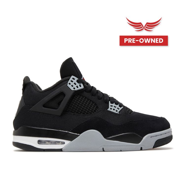 SHOE RELIGION Air Jordan 4 Retro SE Black Canvas (Pre-Owned) product image
