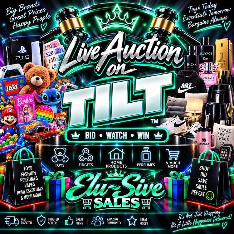 Elu-Sive Radio And Elu-Sive Sales Live Auction Promotional Graphics image 7