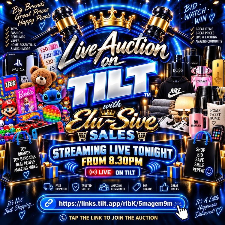 Elu-Sive Radio And Elu-Sive Sales Live Auction Promotional Graphics image 6