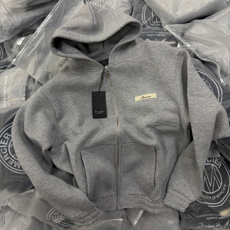 Grey Mercier Zip Up Hoodie (Brand New)