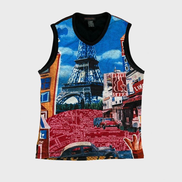 Custo Barcelona Graphic Paris Tank Top - M