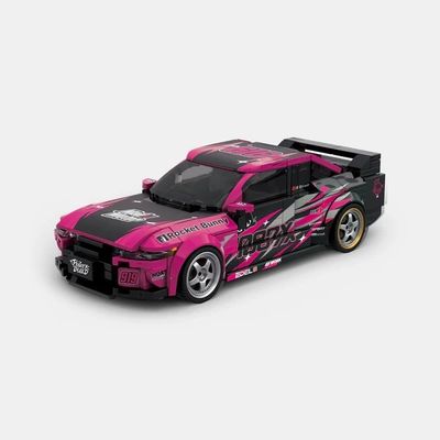 Power Build Bricks Skyline R32 1087X Drift Team Toy Brick Car - 412pc