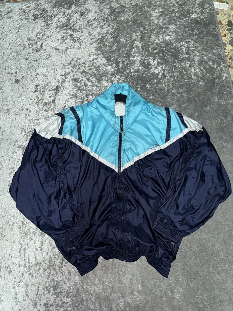 ElleEsse Blue And Navy Windbreaker Jacket