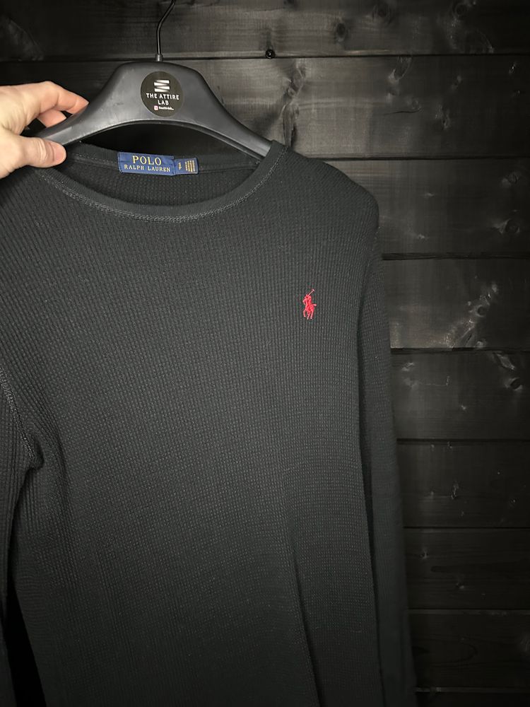 Polo Ralph Lauren Black Long Sleeve Thermal Shirt